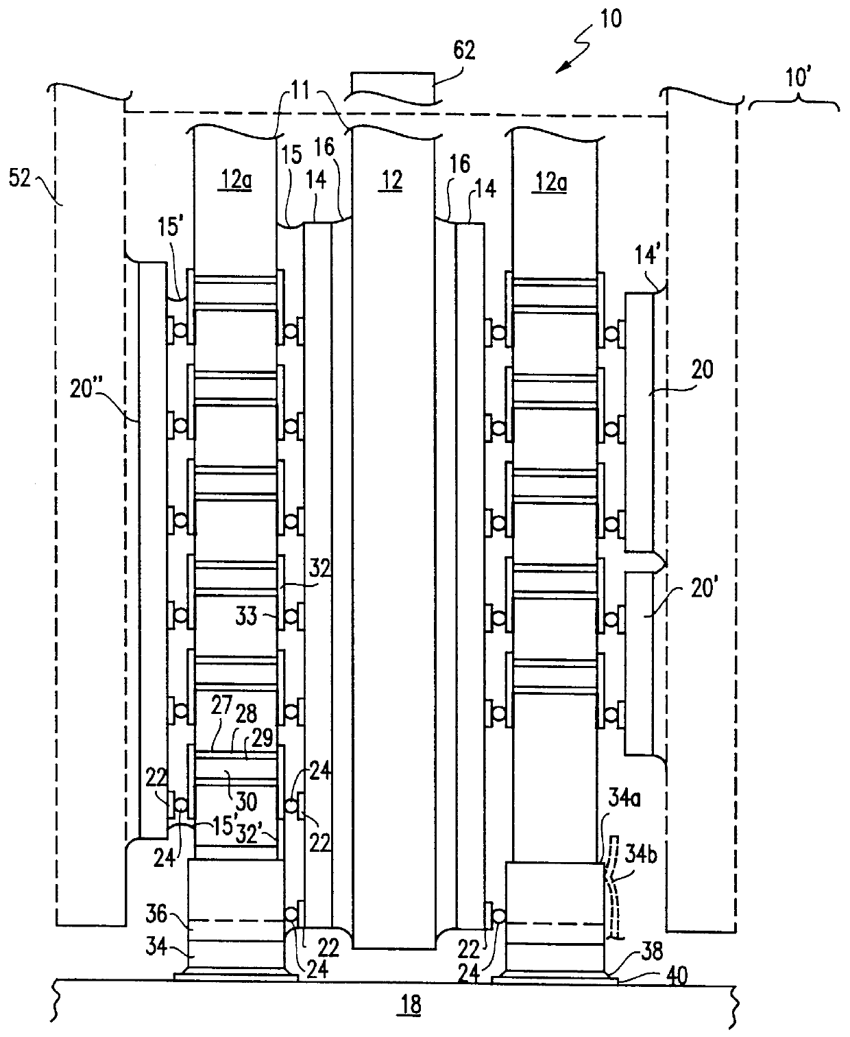 Integrated, multi-chip, thermally conductive packaging device and methodology