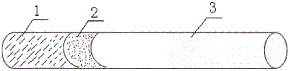 Filter tip, cigarette and filter tip preparation method