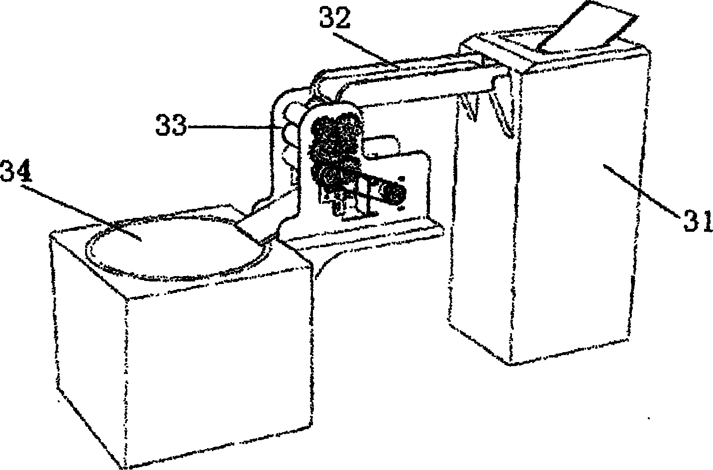 Method for processing soft-surface noodles and noodle processing machine