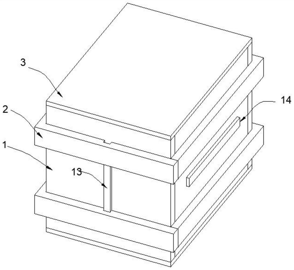 Combined high-sealing foreign trade packaging box