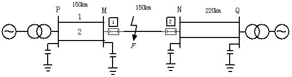 Method for selecting fault phase of alternating current transmission line by using transient energy