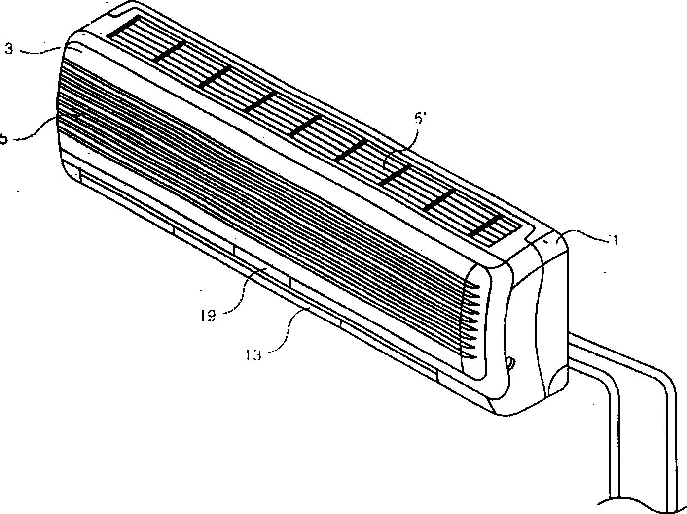 Discharge grillage control method and device for air conditioner
