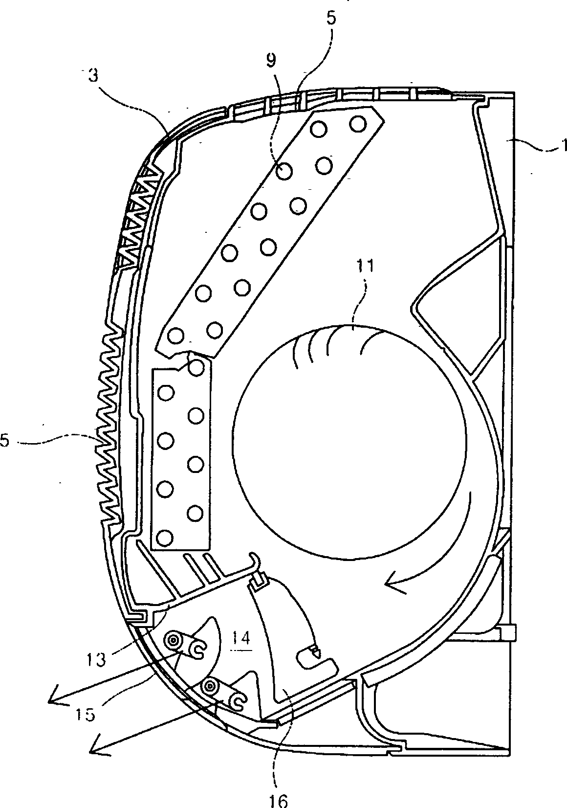 Discharge grillage control method and device for air conditioner