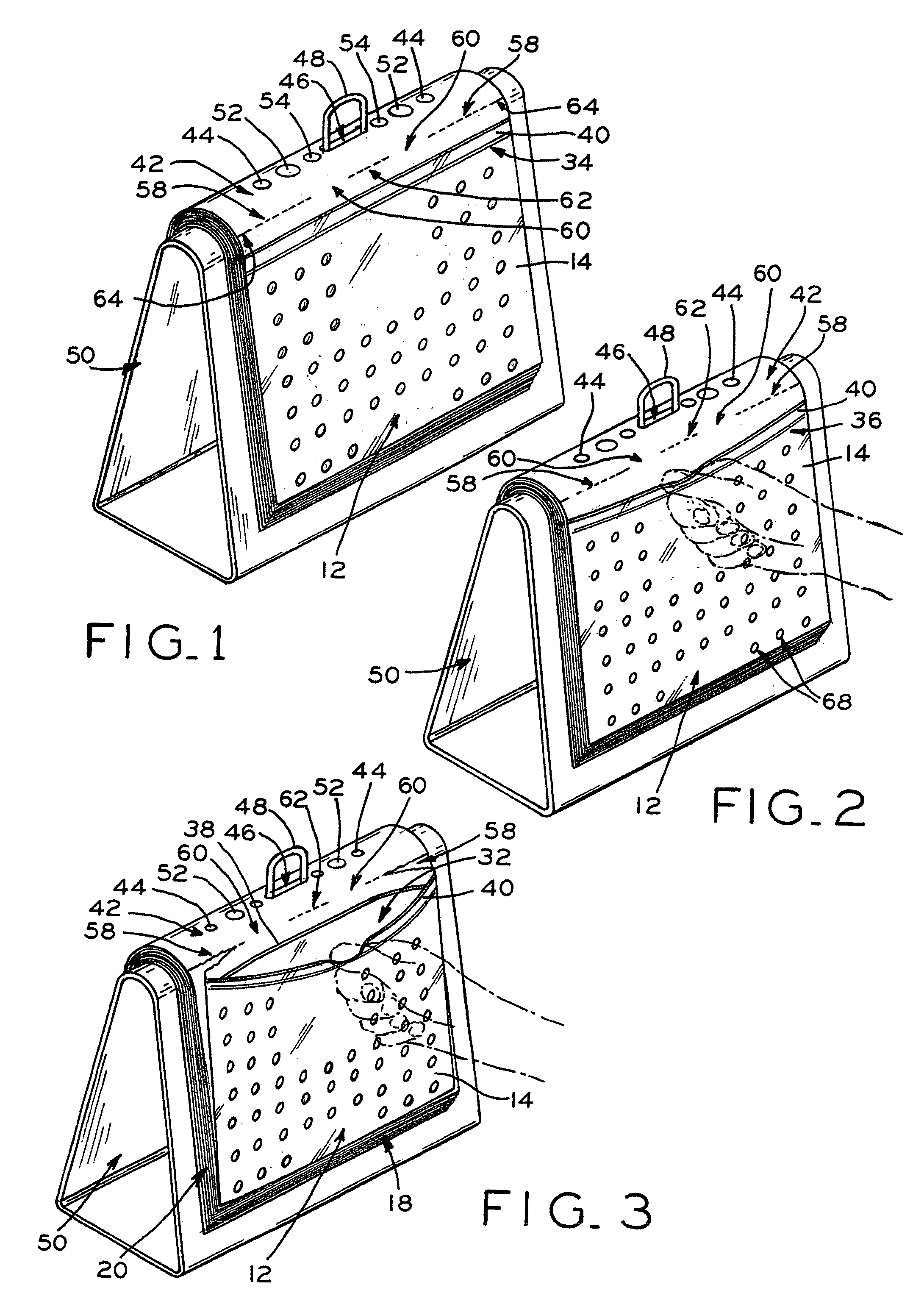 Plastic film bag assembly and process of filling