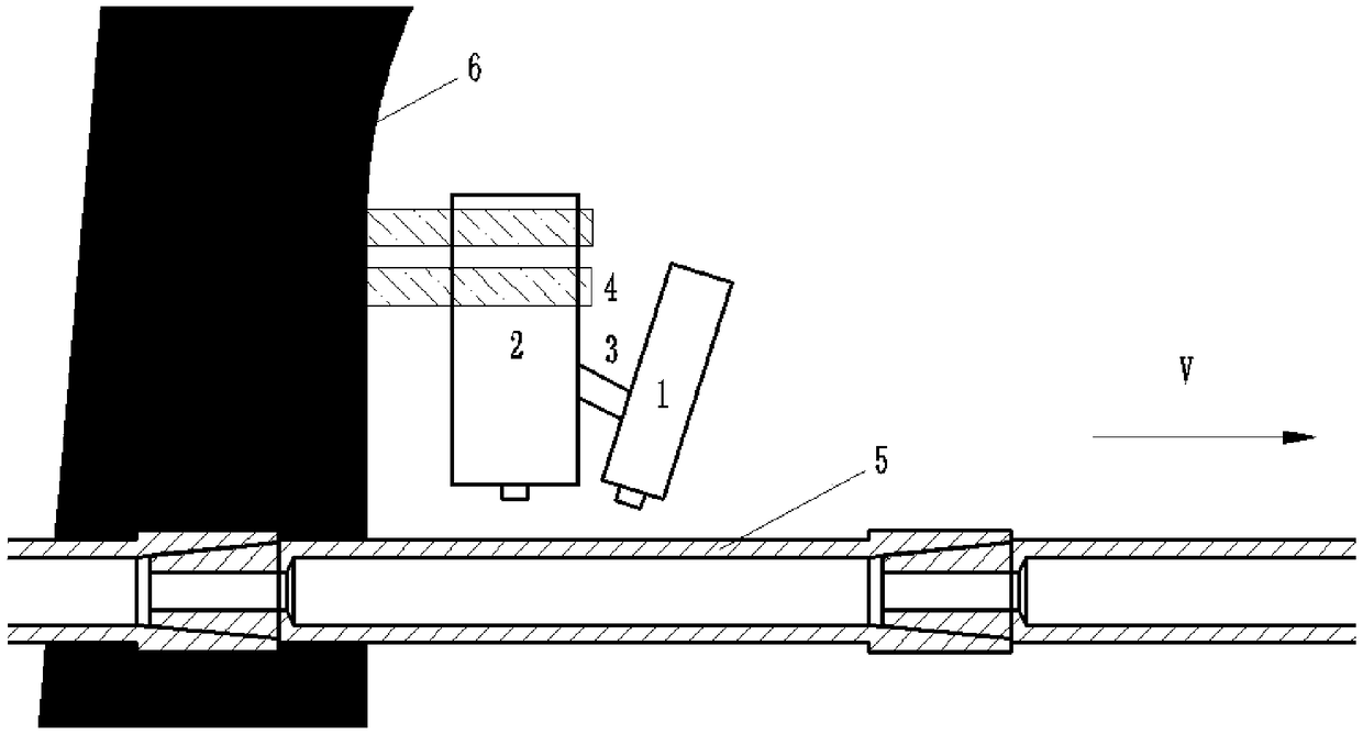 Laser-Doppler-effect-based feed depth measuring system for drilling rod of coal mine gas drilling machine