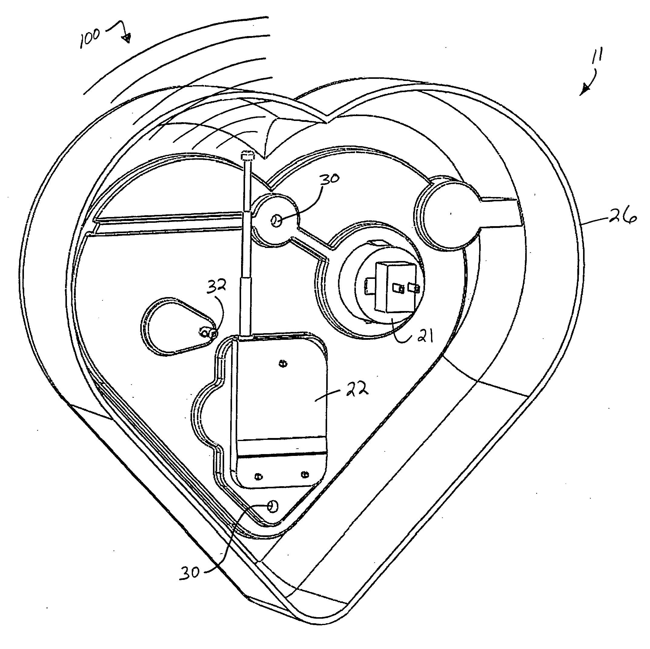 Automated external defibrillator locating system and method