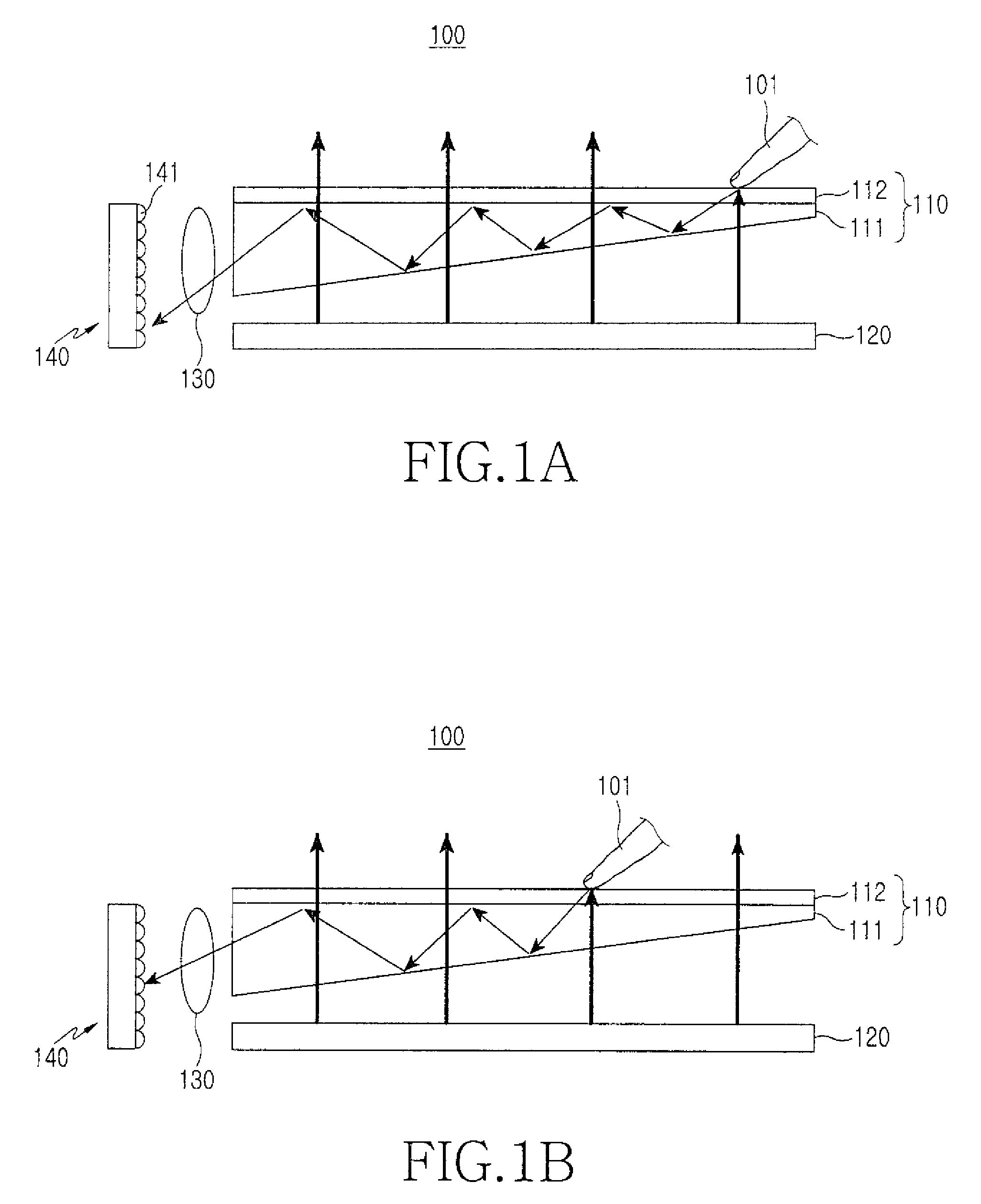 Input apparatus and touch screen using the same