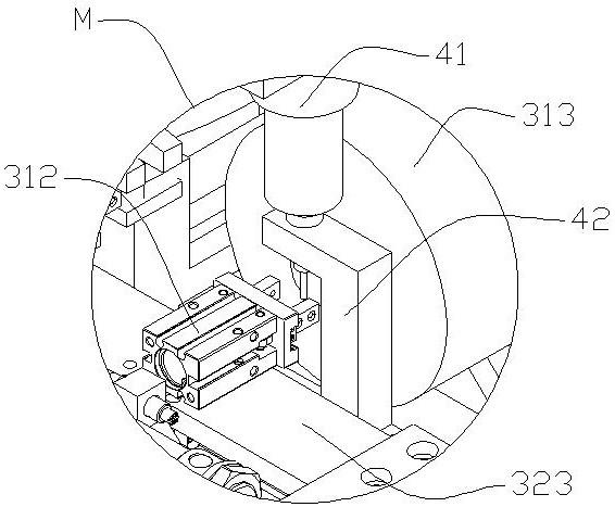 Material loading mechanism for automatic PIN drilling