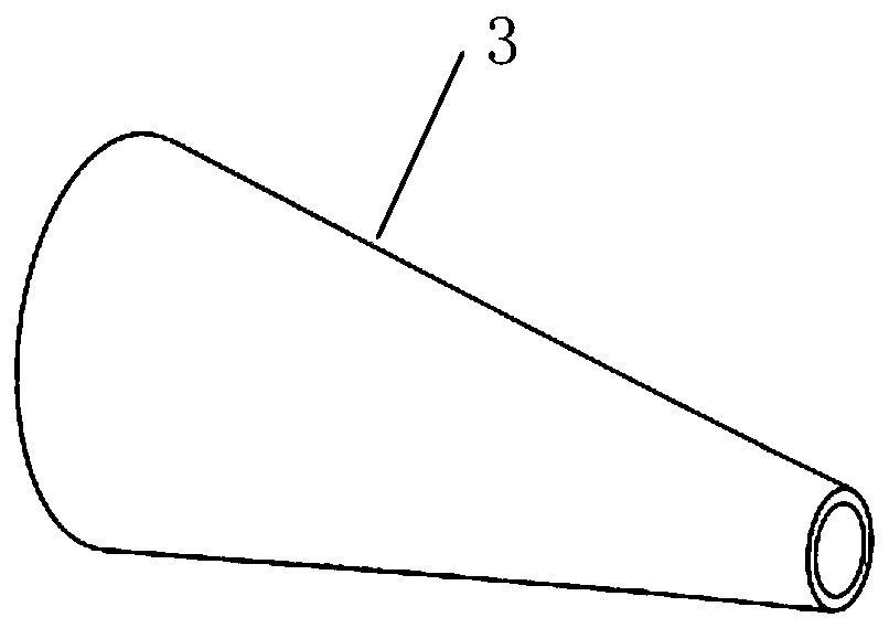 Tapered section vortex generator and mounting method thereof
