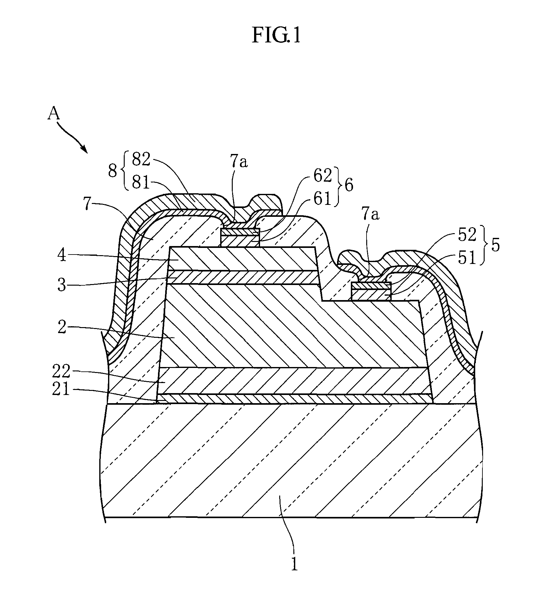 Semiconductor light emitting element and method for manufacturing same