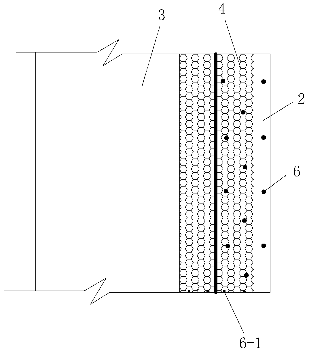 Foundation treatment method of collapsible loess slope cut-and-fill joint part