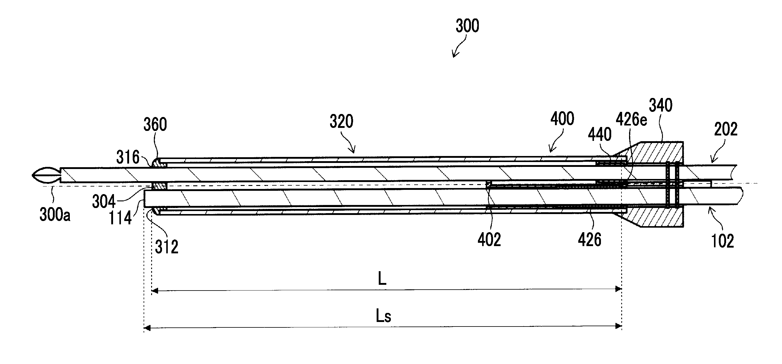 Endoscopic surgical device and outer sleeve