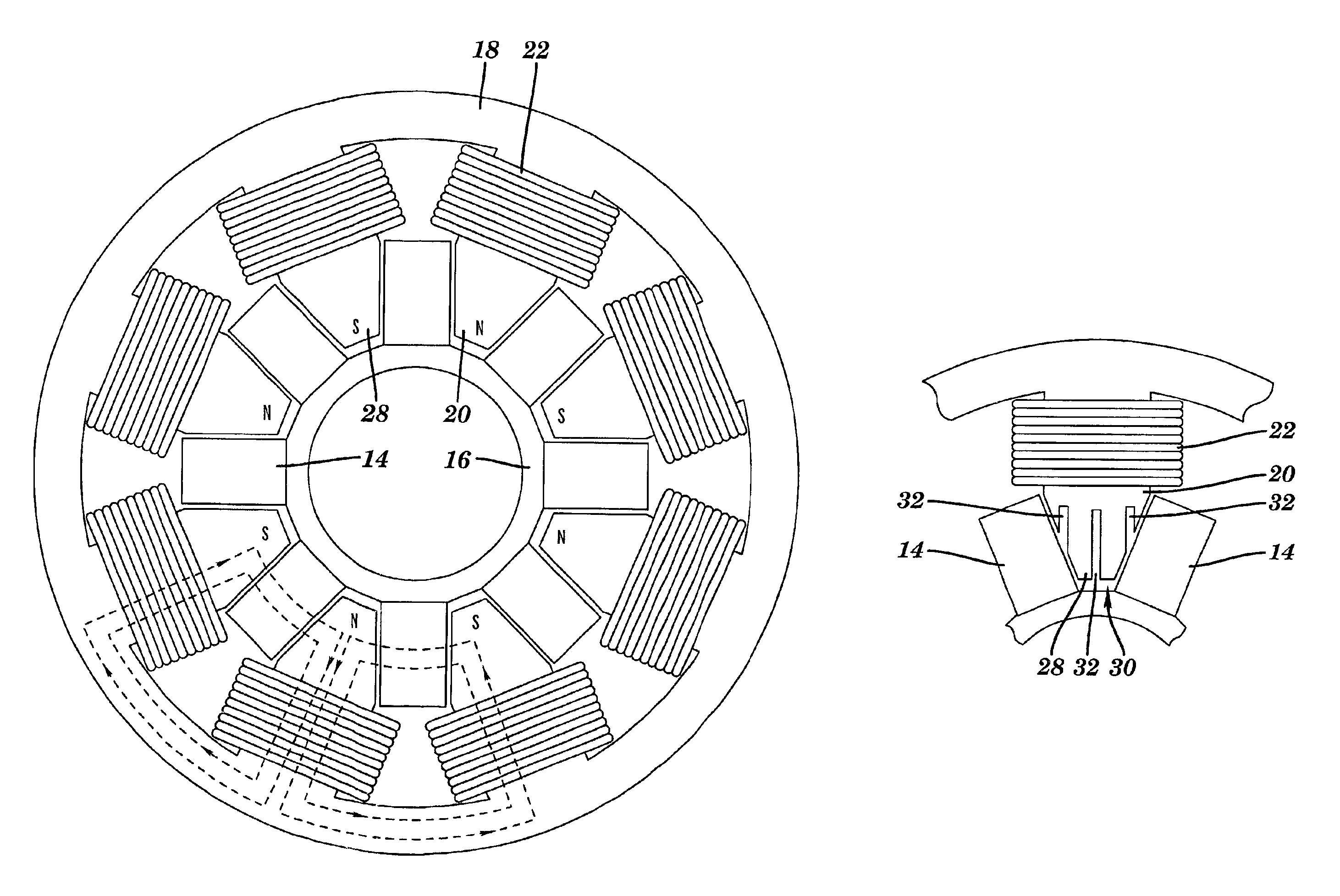Low loss reciprocating electromagnetic device