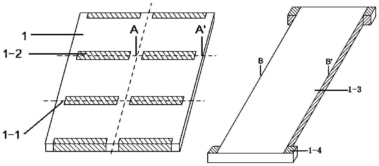 Electromagnetic shielding packaging method of point pre-fixed thin film circuit