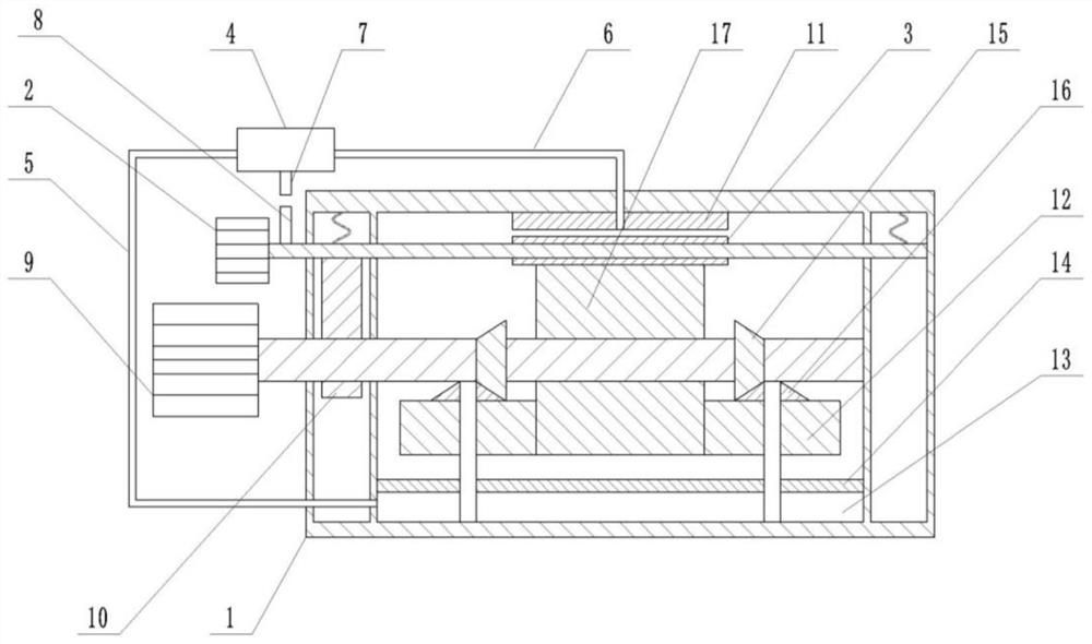 Heat dissipation mechanism for gear grinding machine