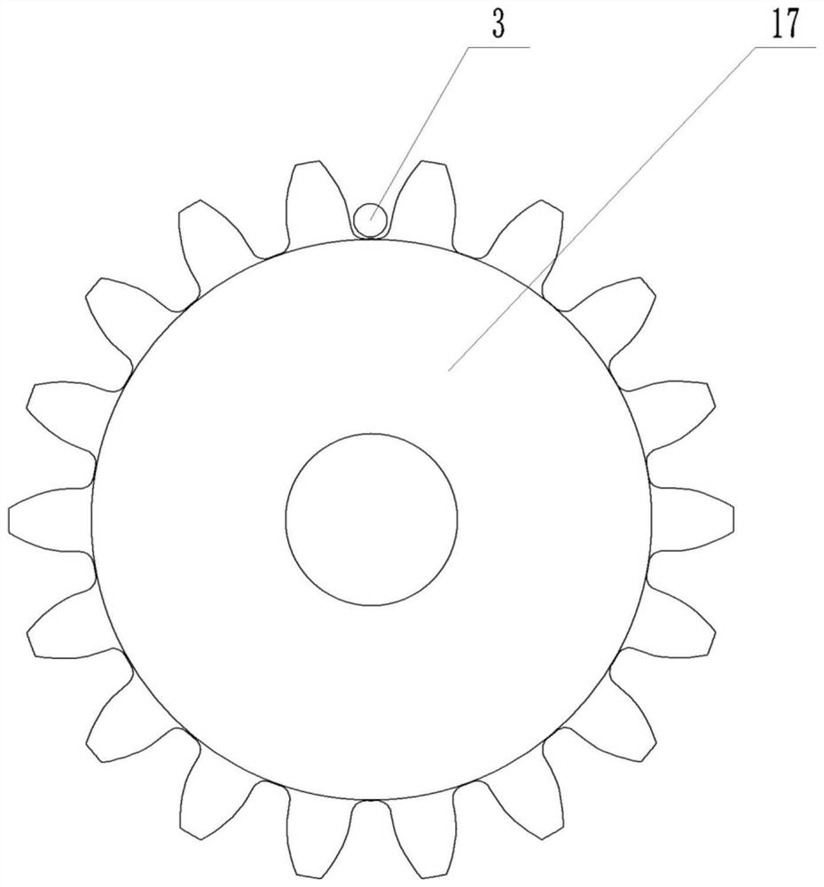 Heat dissipation mechanism for gear grinding machine