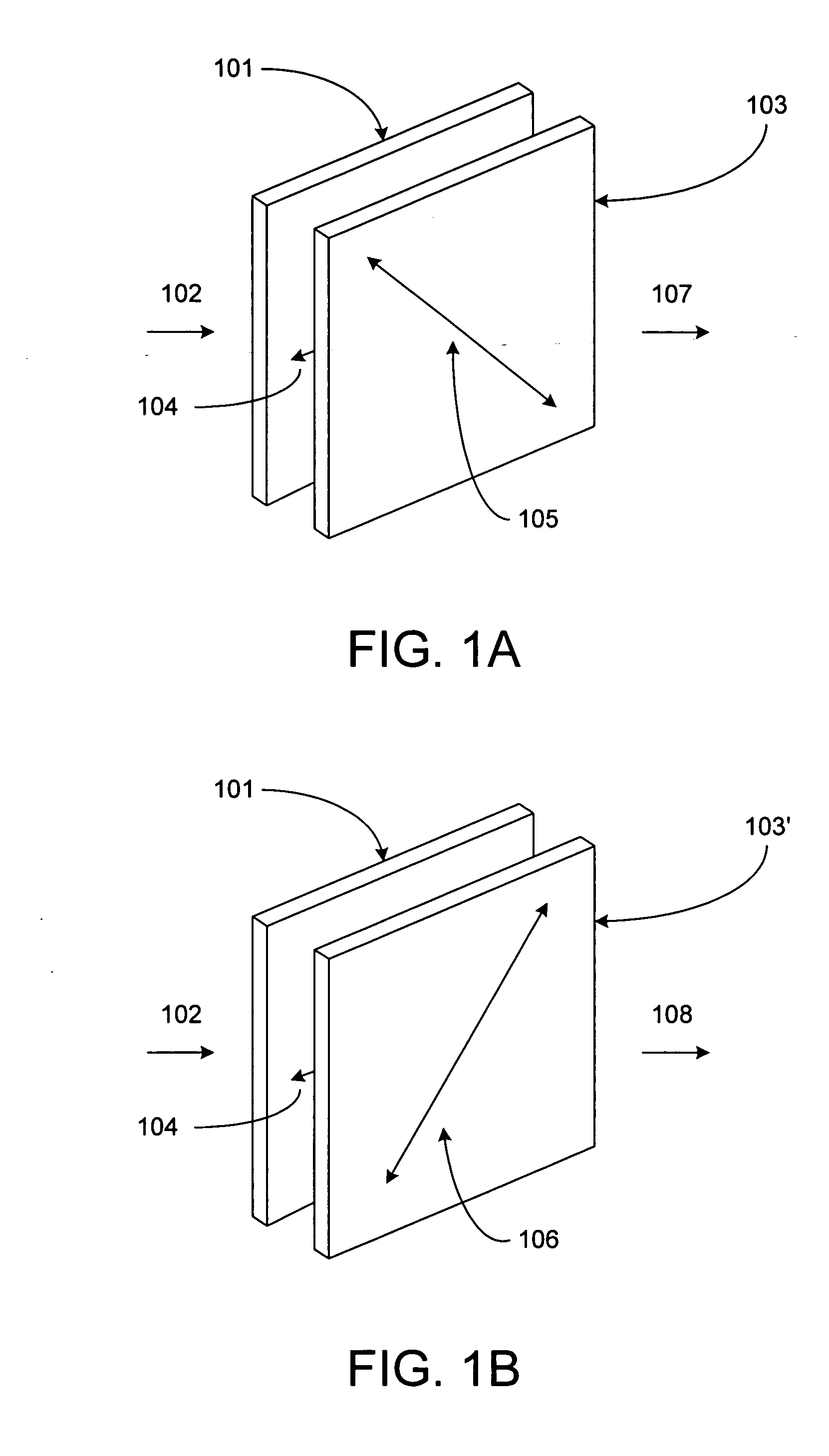 Steady state surface mode device for stereoscopic projection