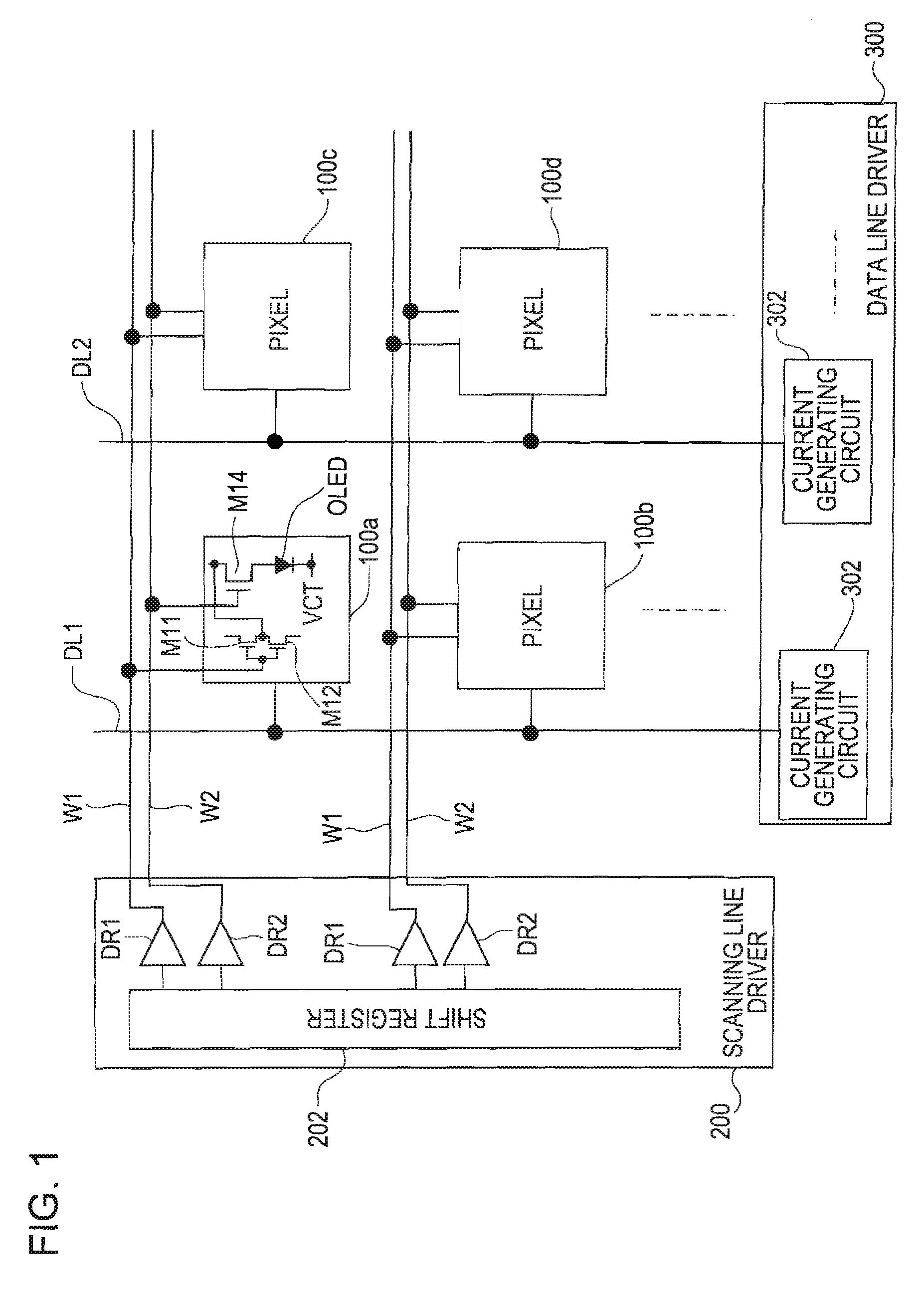 Active-matrix-type light-emitting device, electronic apparatus, and pixel driving method for active-matrix-type light-emitting device