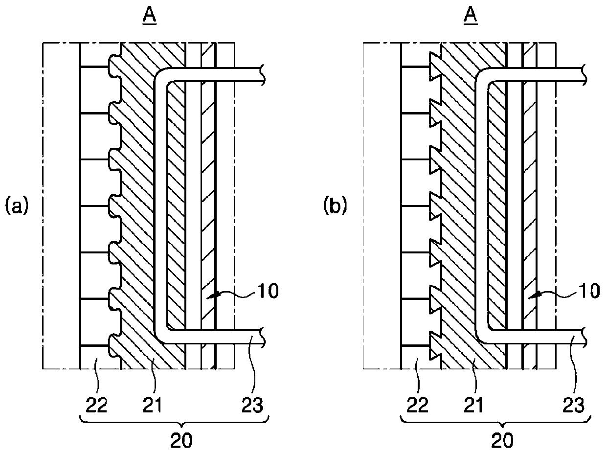 Block structure, container and method for constructing block structure