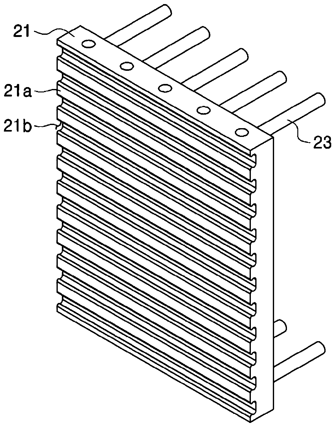 Block structure, container and method for constructing block structure