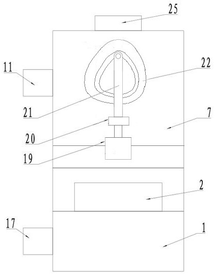 Waste building template recycling device and using method