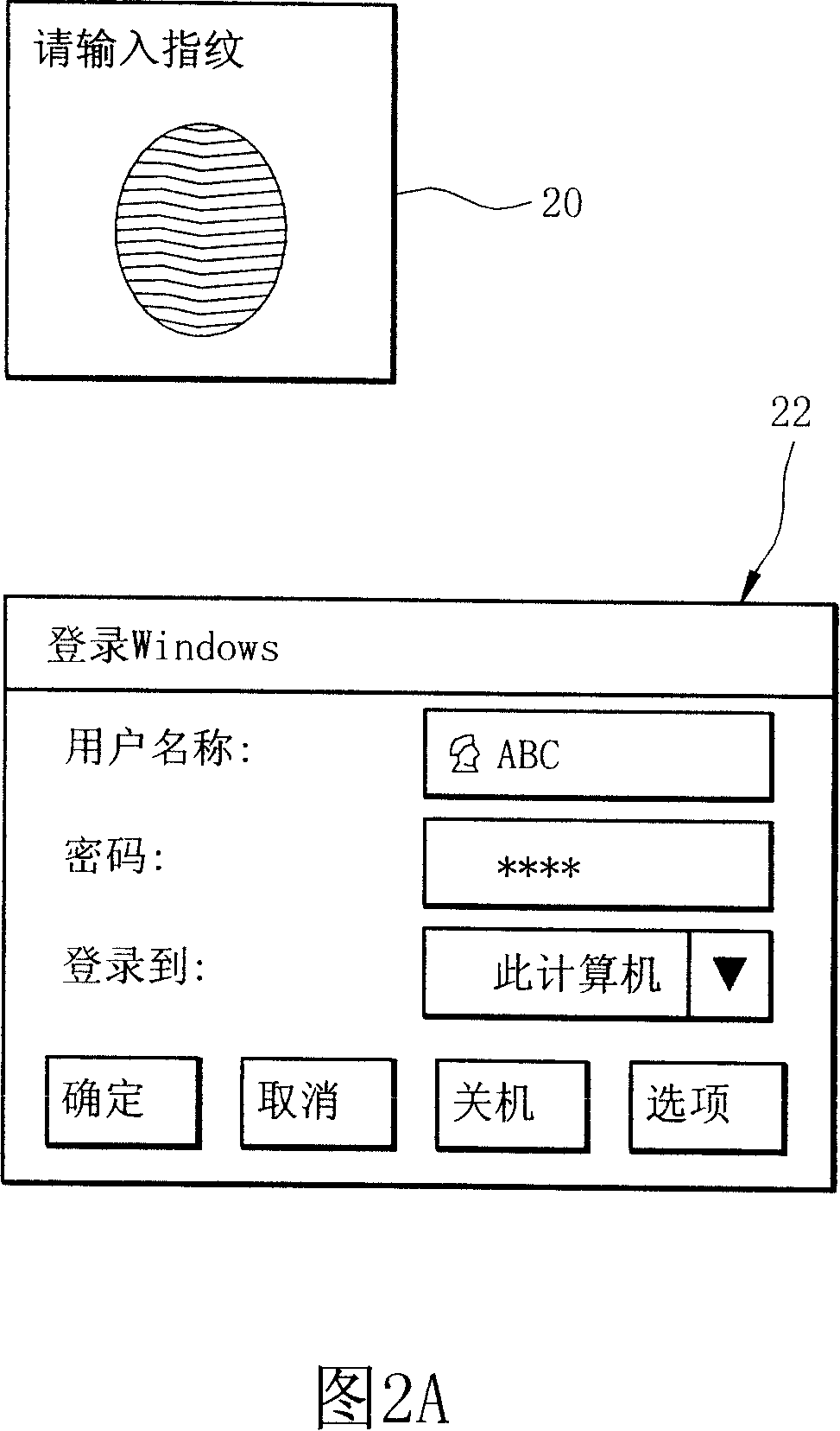 Window login and authentication system and method thereof