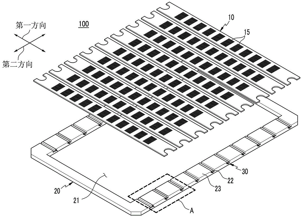 Mask assembly for thin film vapor deposition and manufacturing method thereof