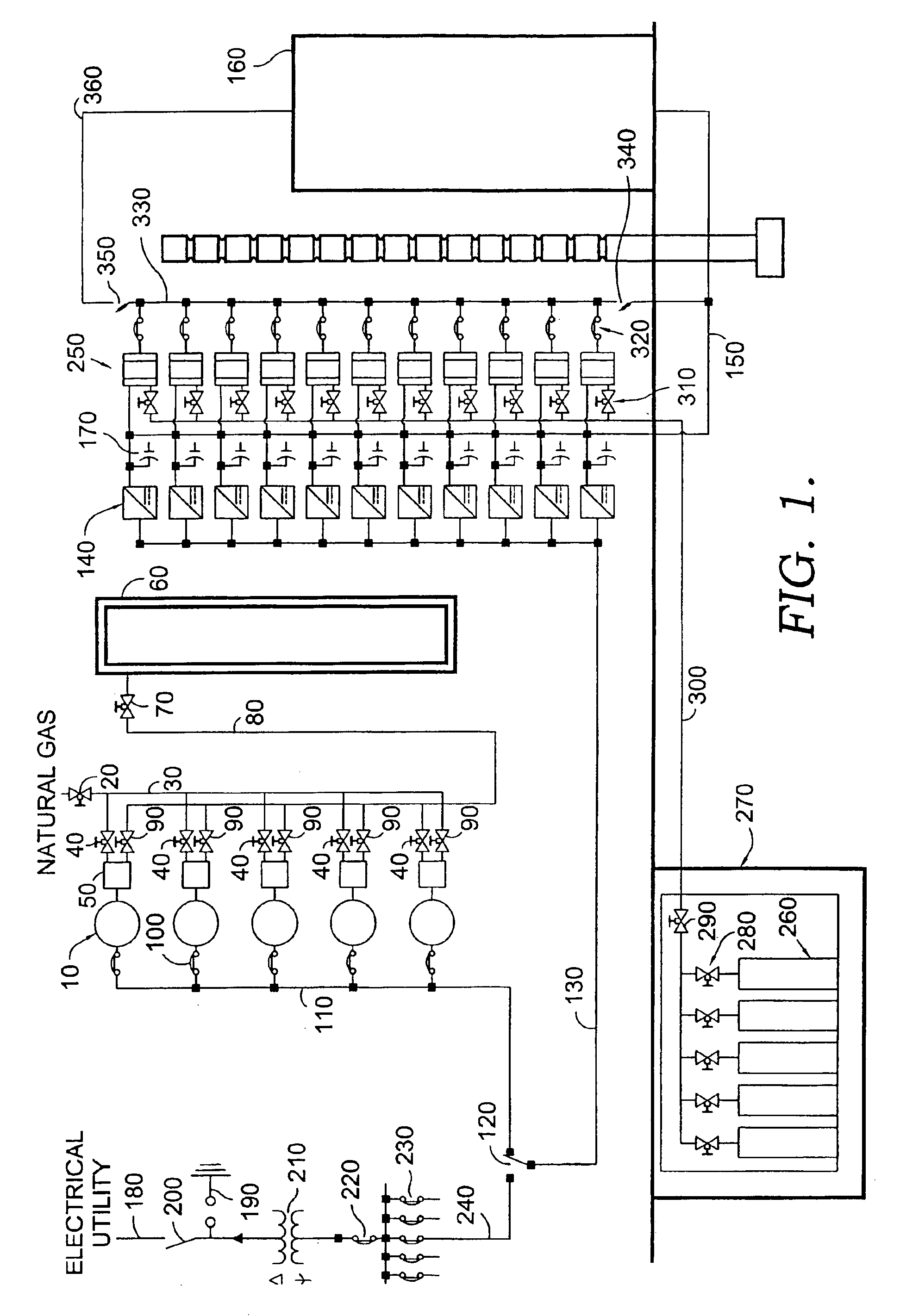 Power system for a telecommunication facility