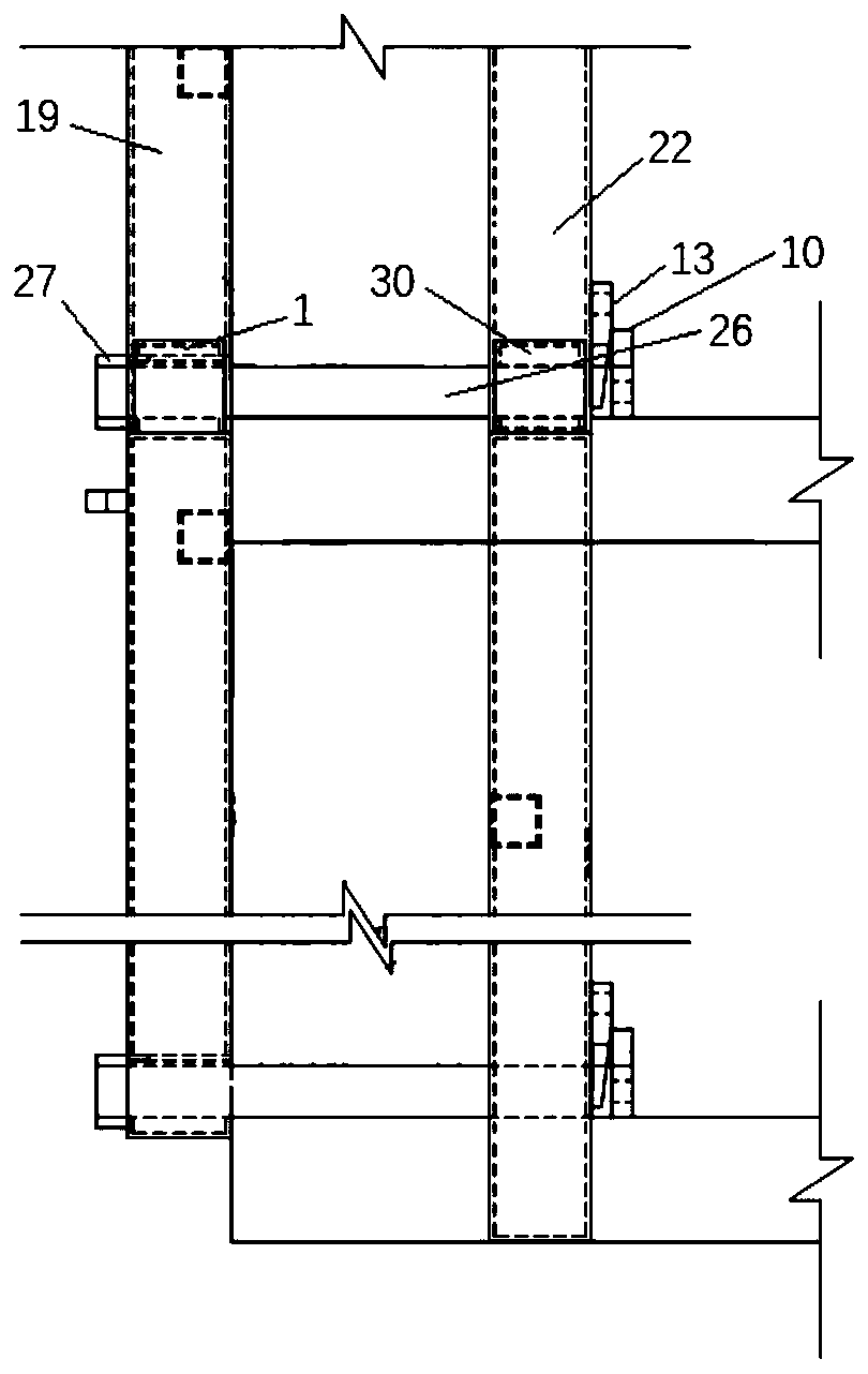 A detachable tooling system and building wall for laminated shear walls