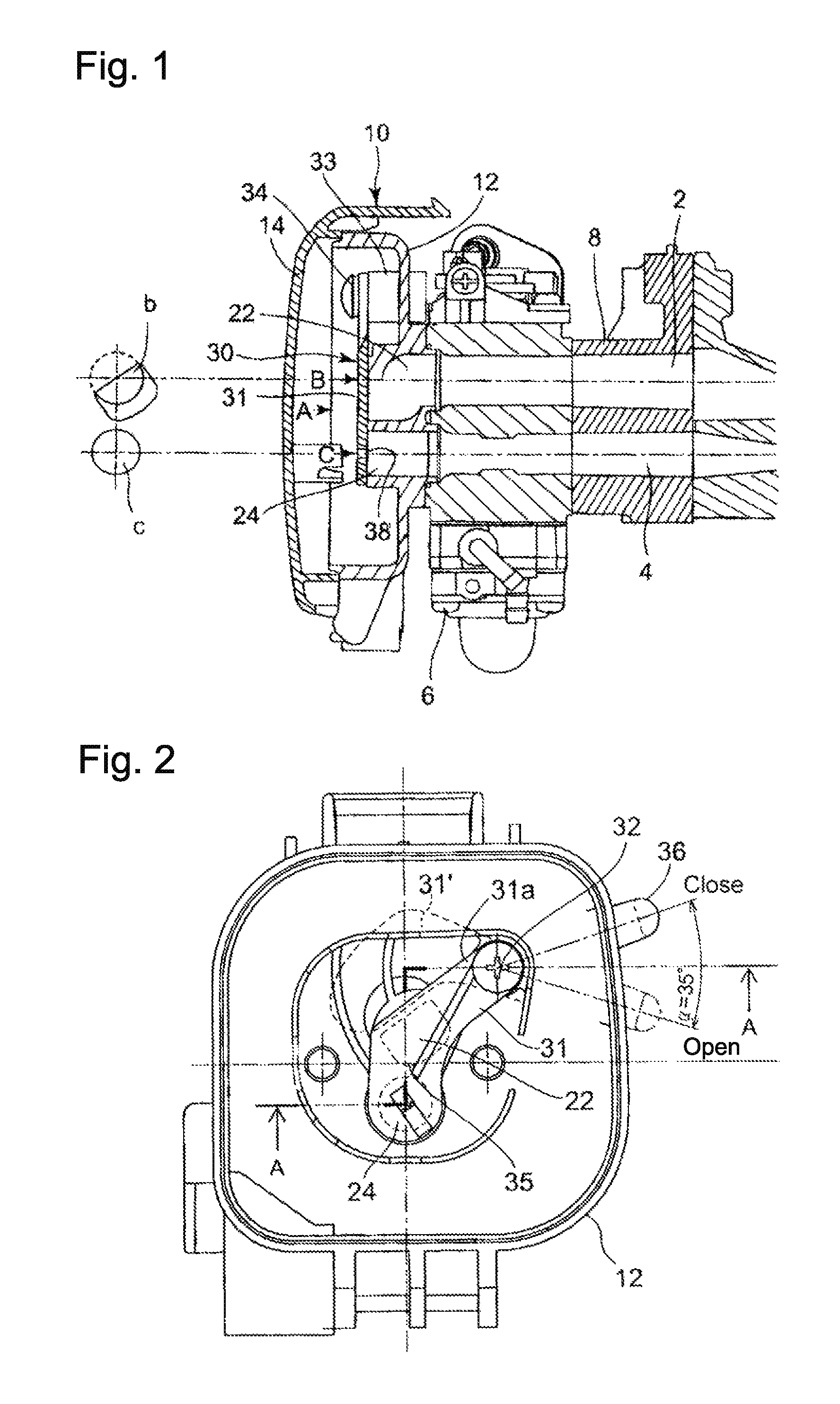 Air cleaner in two-stroke engine