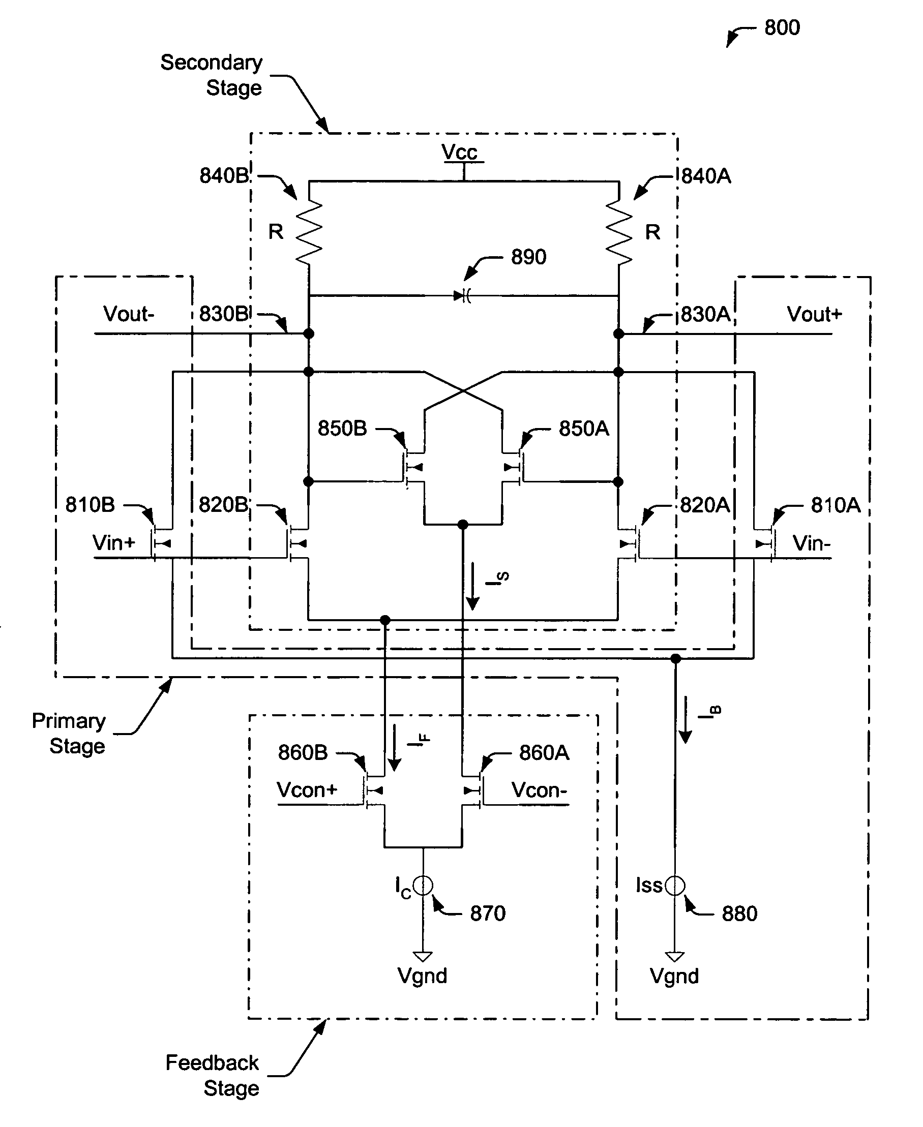 Phase-locked loop and delay-locked loop including differential delay cells having differential control inputs