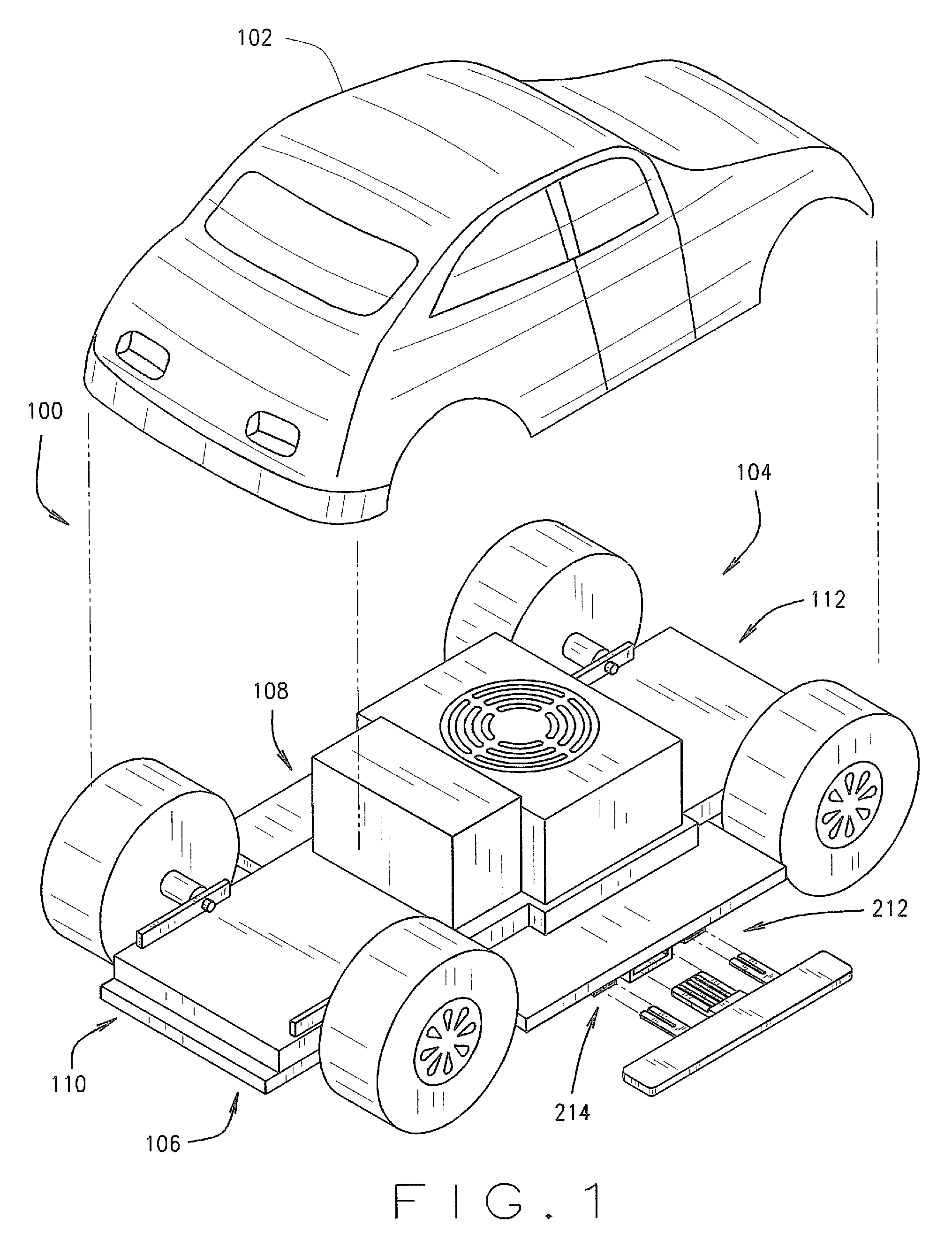 Modular toy vehicle accessory mounts
