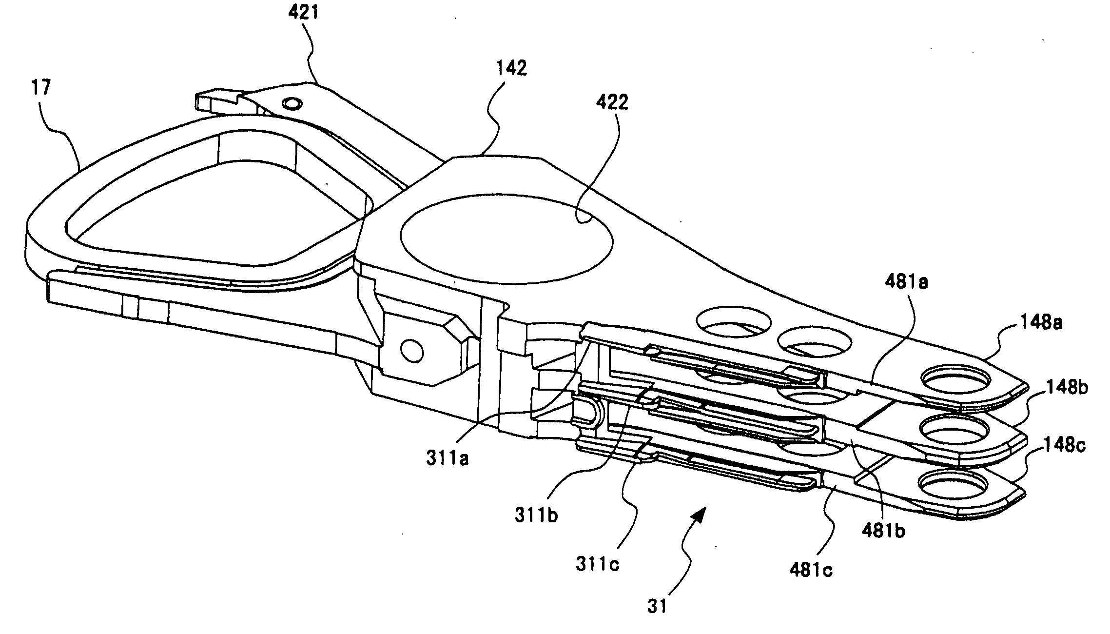 Disk drive apparatus and head assembly used therefor