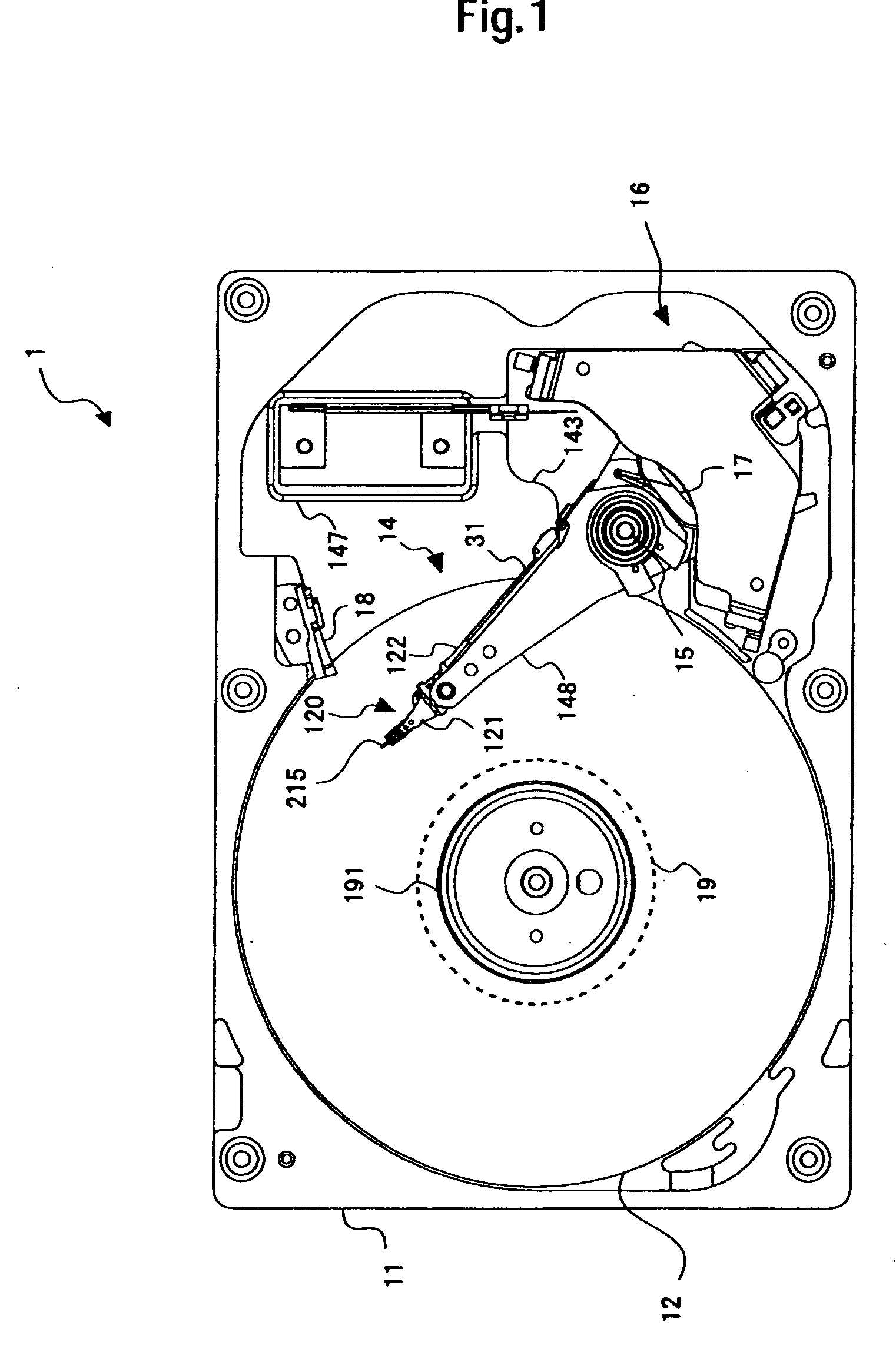 Disk drive apparatus and head assembly used therefor