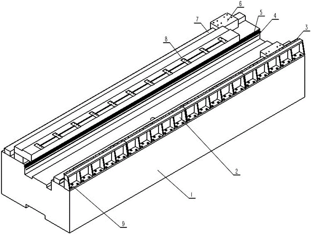 Automatic measuring device and method for precision of rolling linear guides