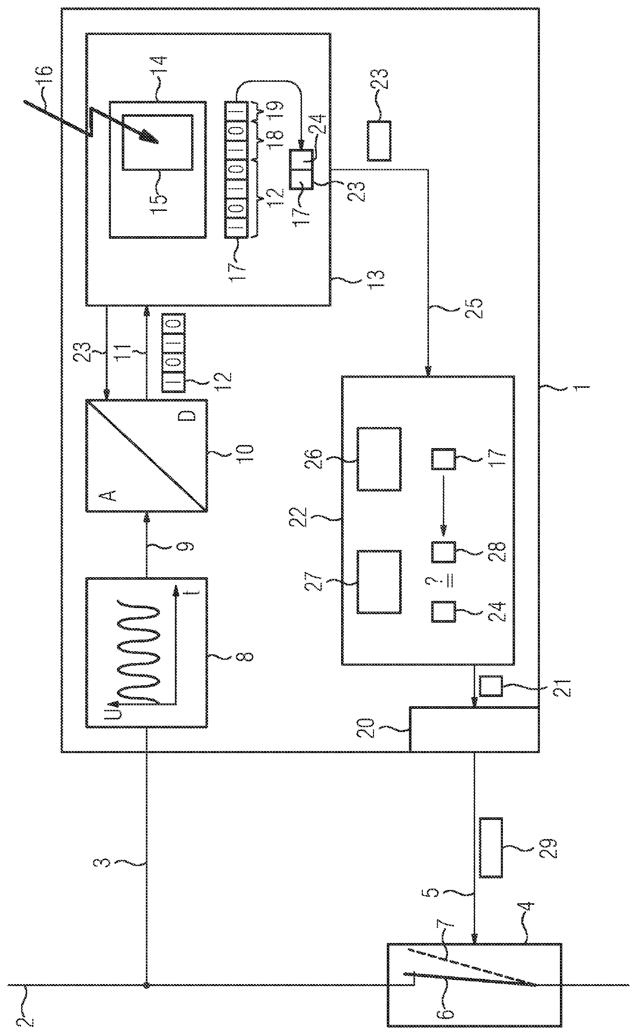 Electrical operating device and method for recognizing malfunctions