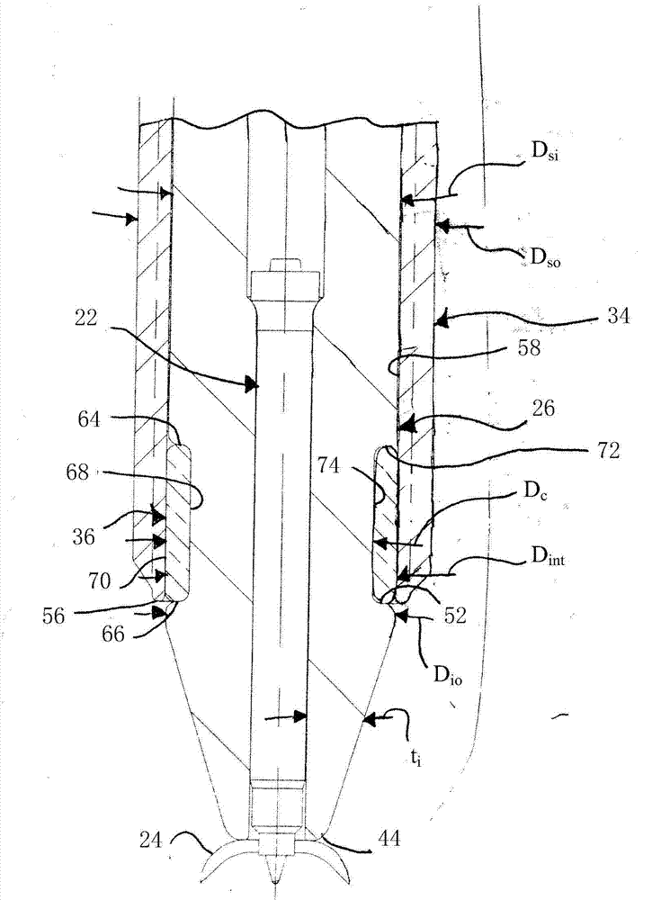 Corona ignition device with improved electrical performance