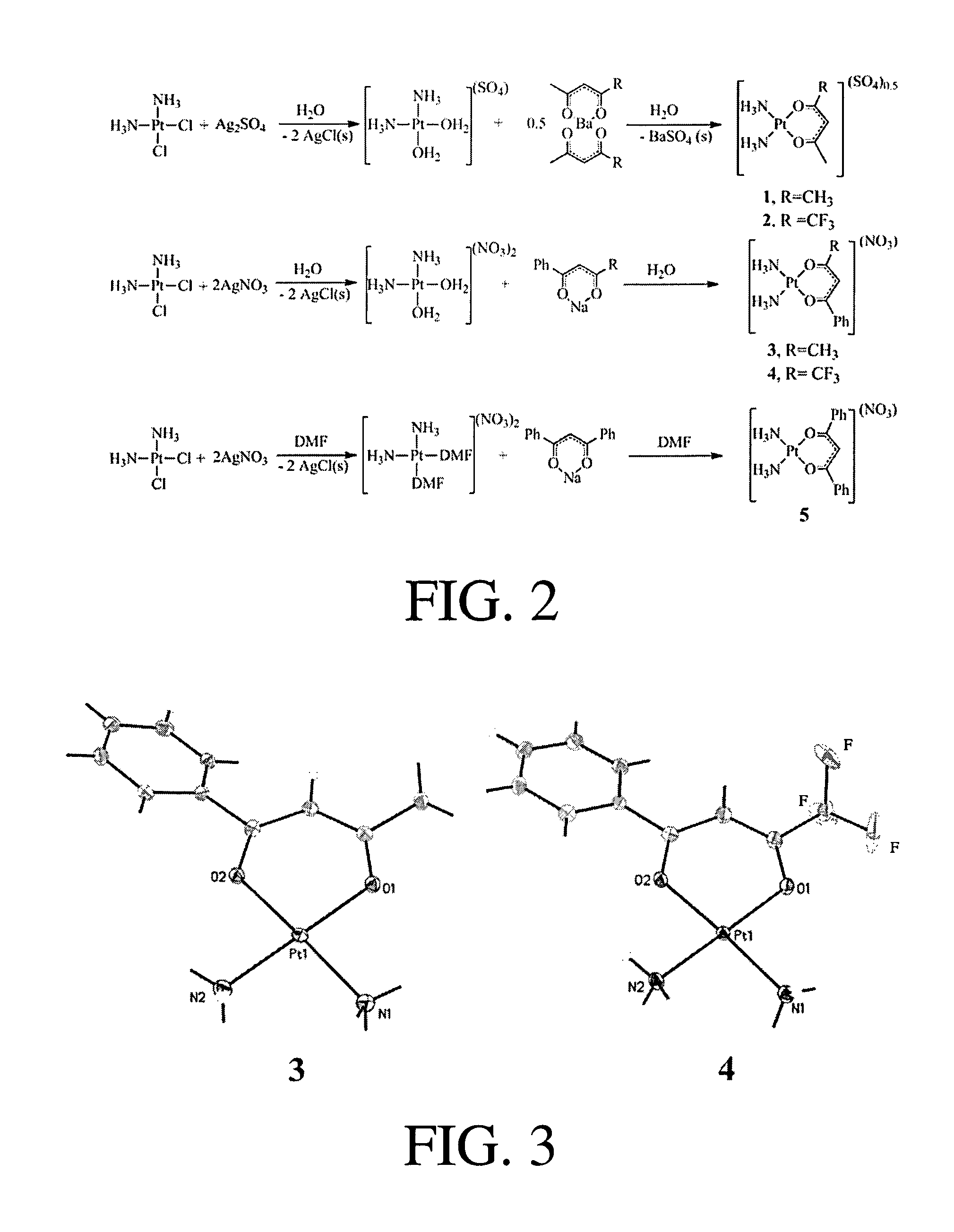 Platinum compounds as treatment for cancers, and related methods, kits, and compositions