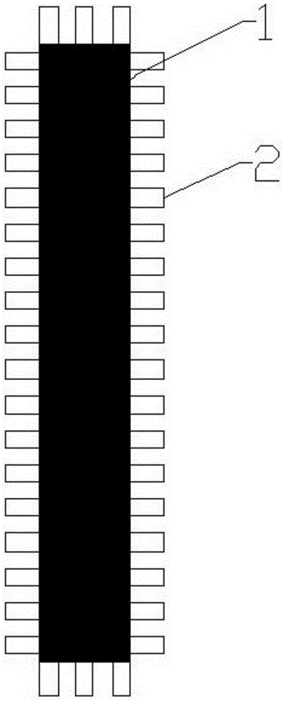 Crystalline silicon solar cell matrix back electrode