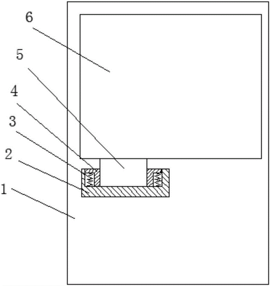 Door supporting device convenient to replace