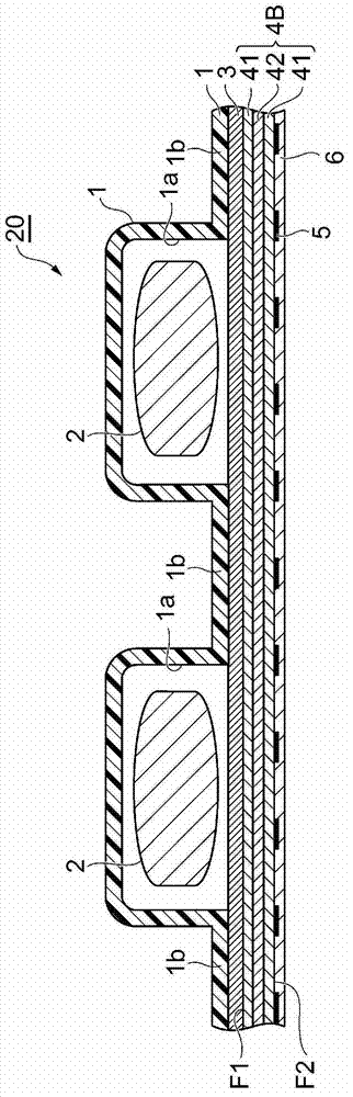 Push-through pack packaging