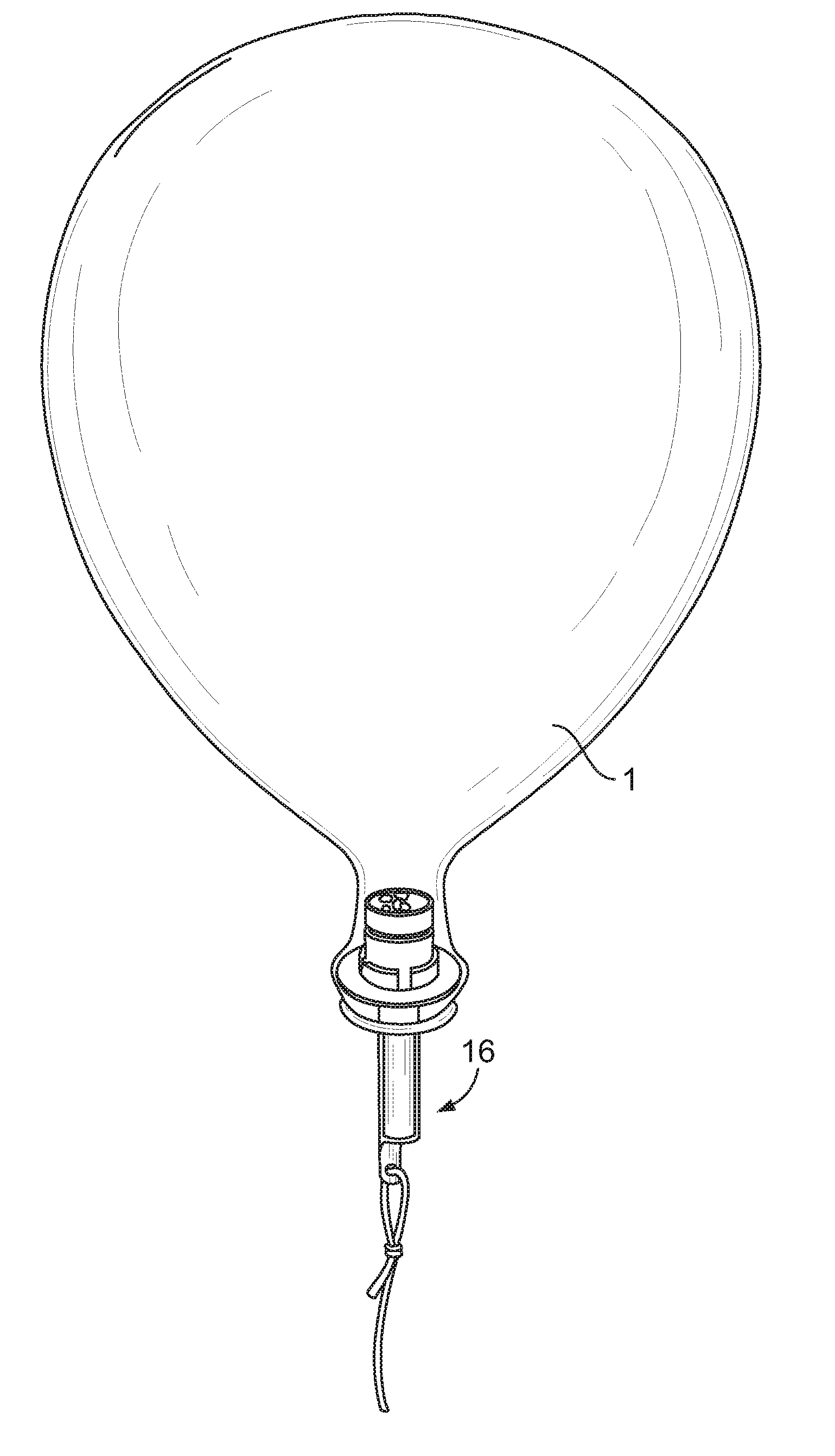 Externally switchable illuminated balloon inflator