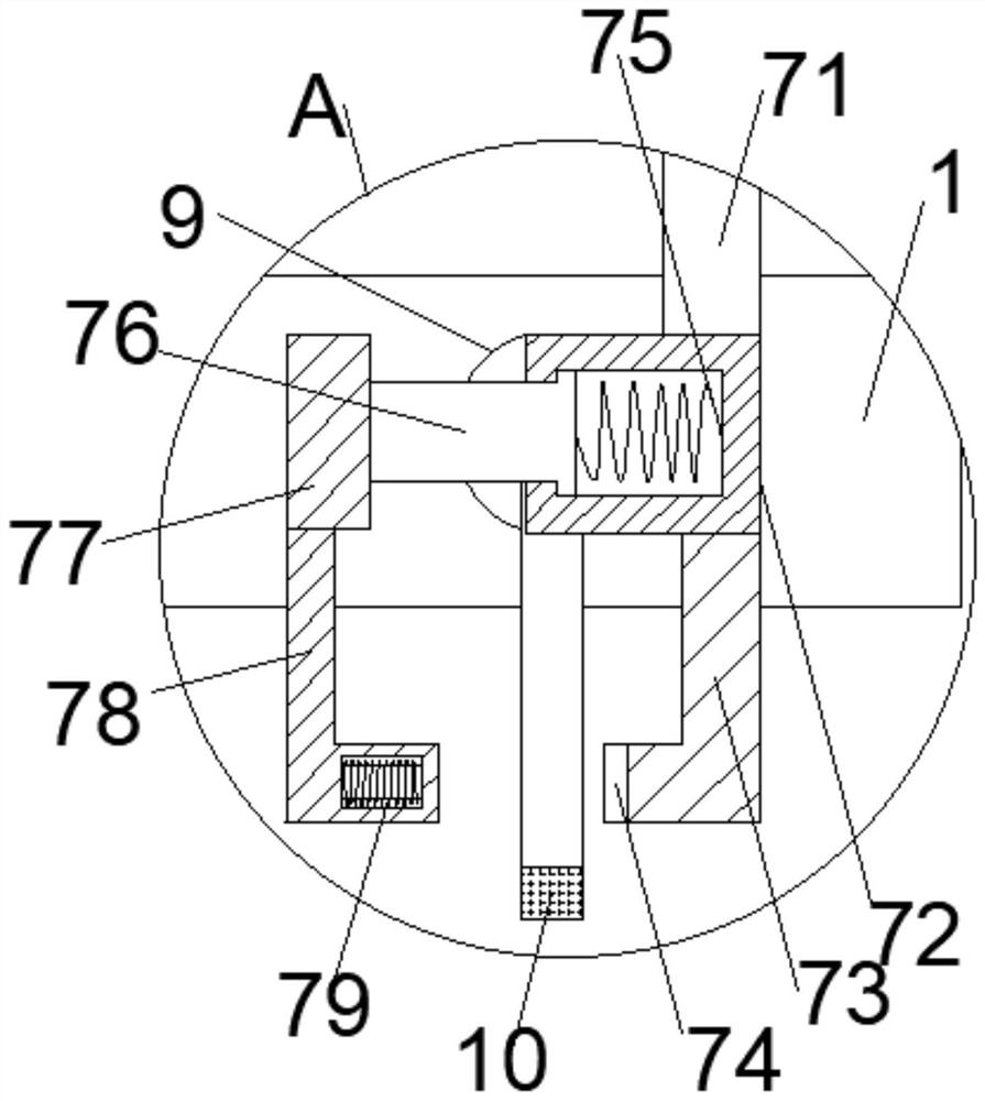 Clothes airing device capable of automatically fixing and clamping in strong wind weather