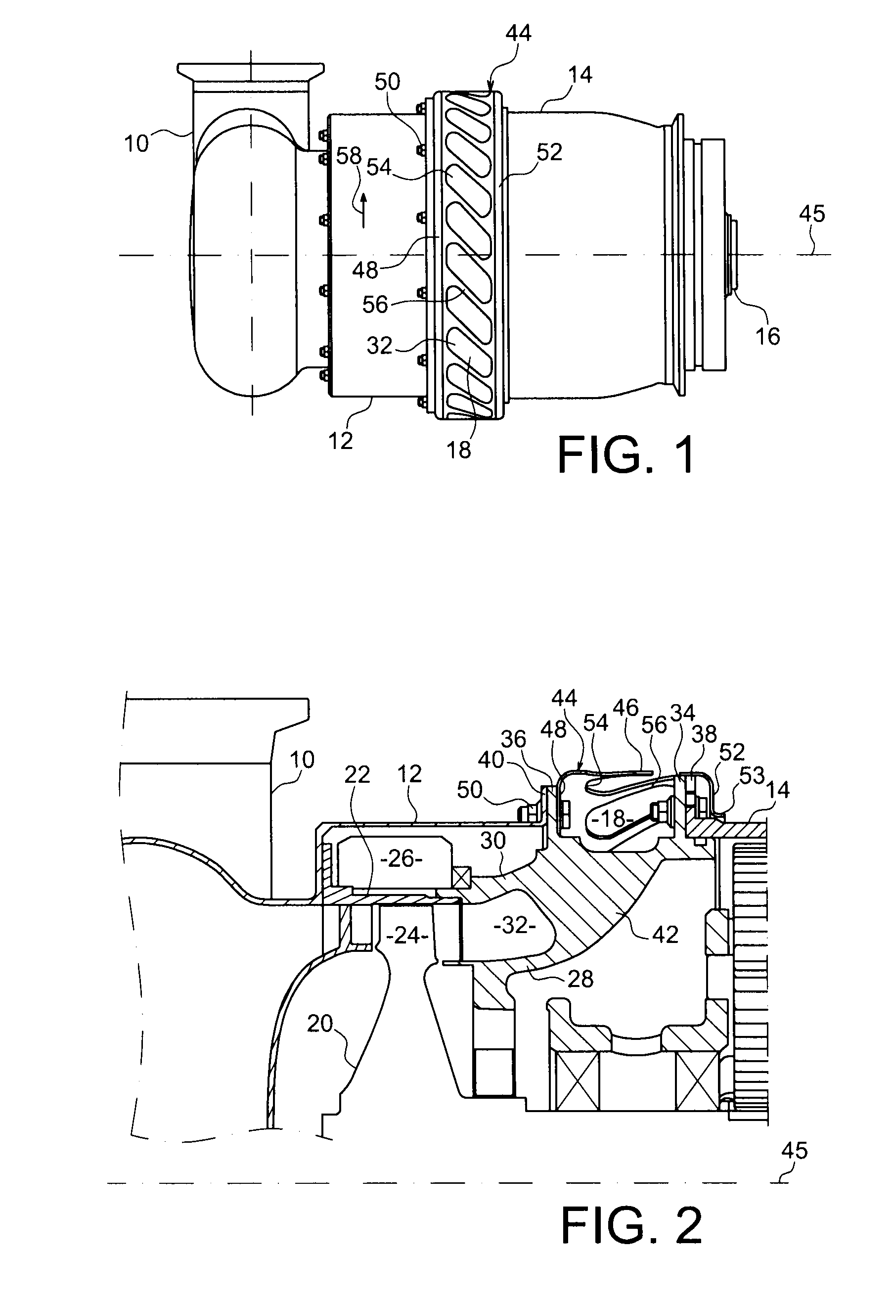 Compressed air starter for turbomachine