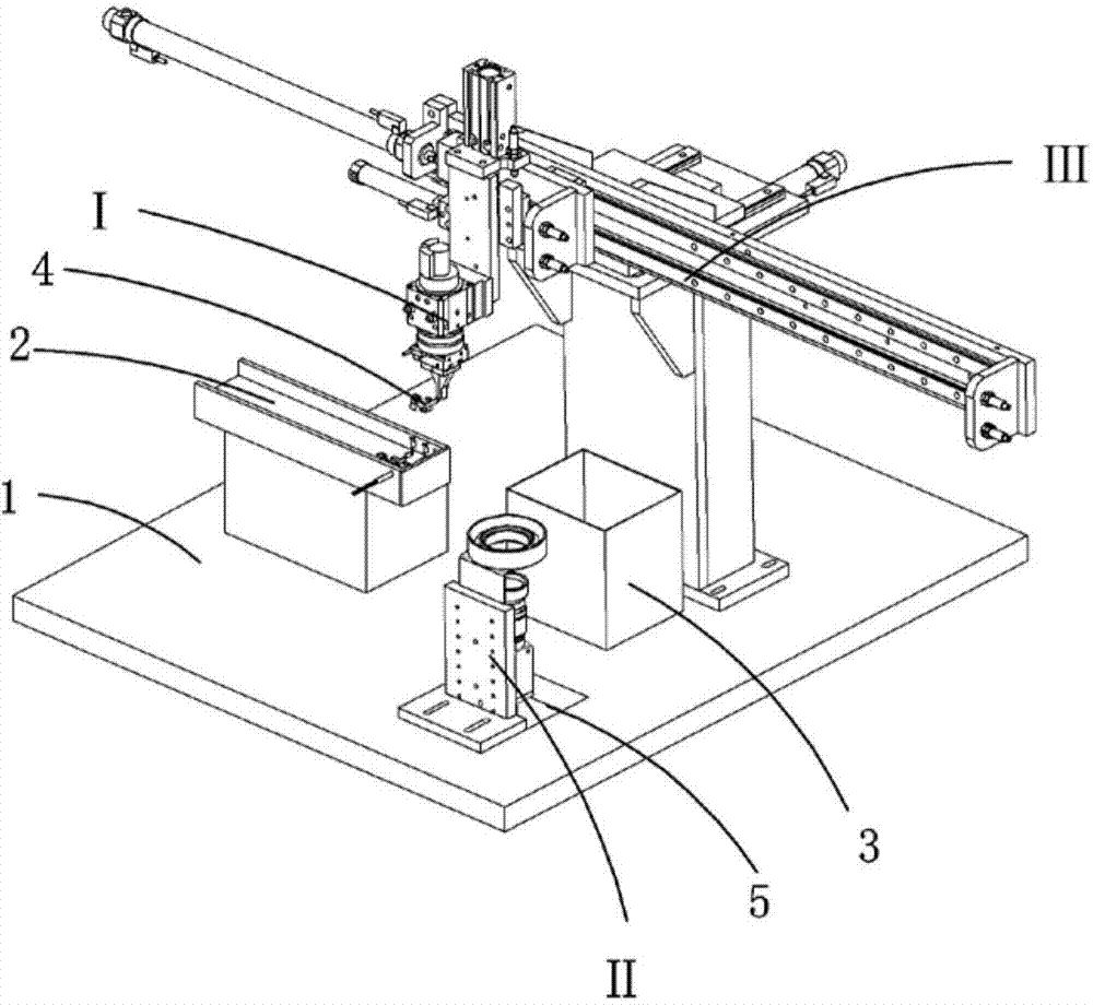 Grabbing and detecting mechanism for parts