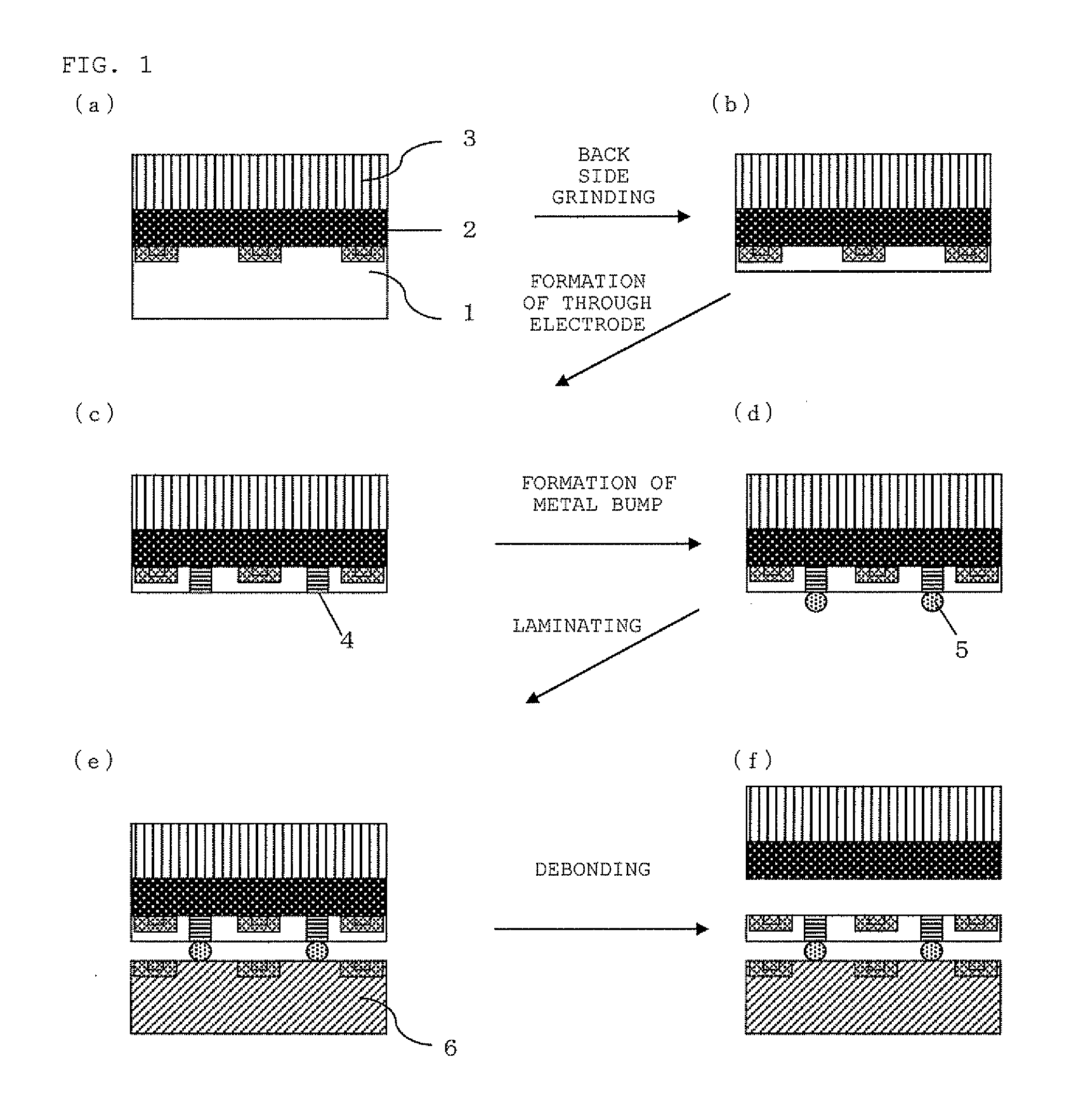Method for manufacturing lamination type semiconductor integrated device