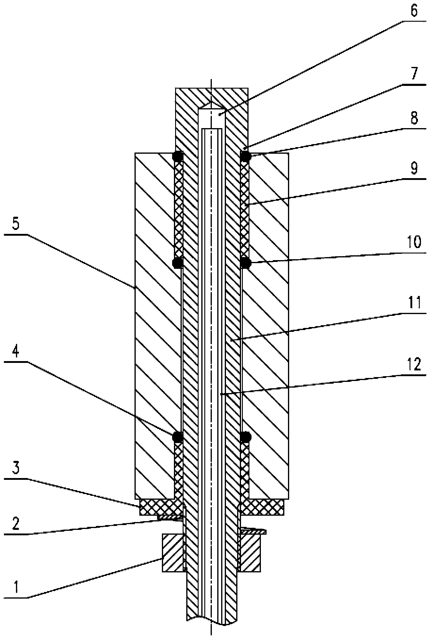 Novel electrode structure for resistance furnace