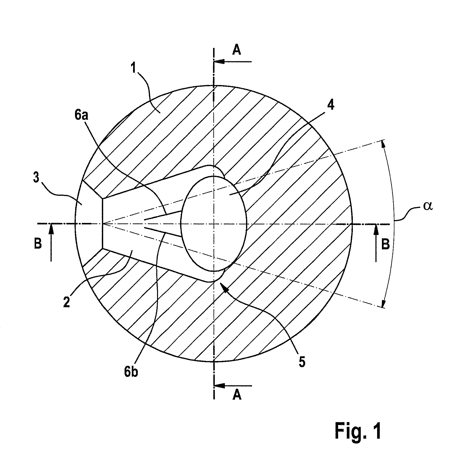 Fuel injector having a high-pressure inlet