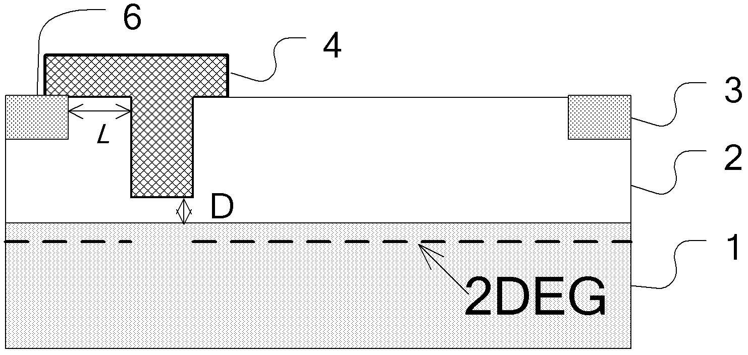 Normally-off field-controlled channel gan heterojunction diode