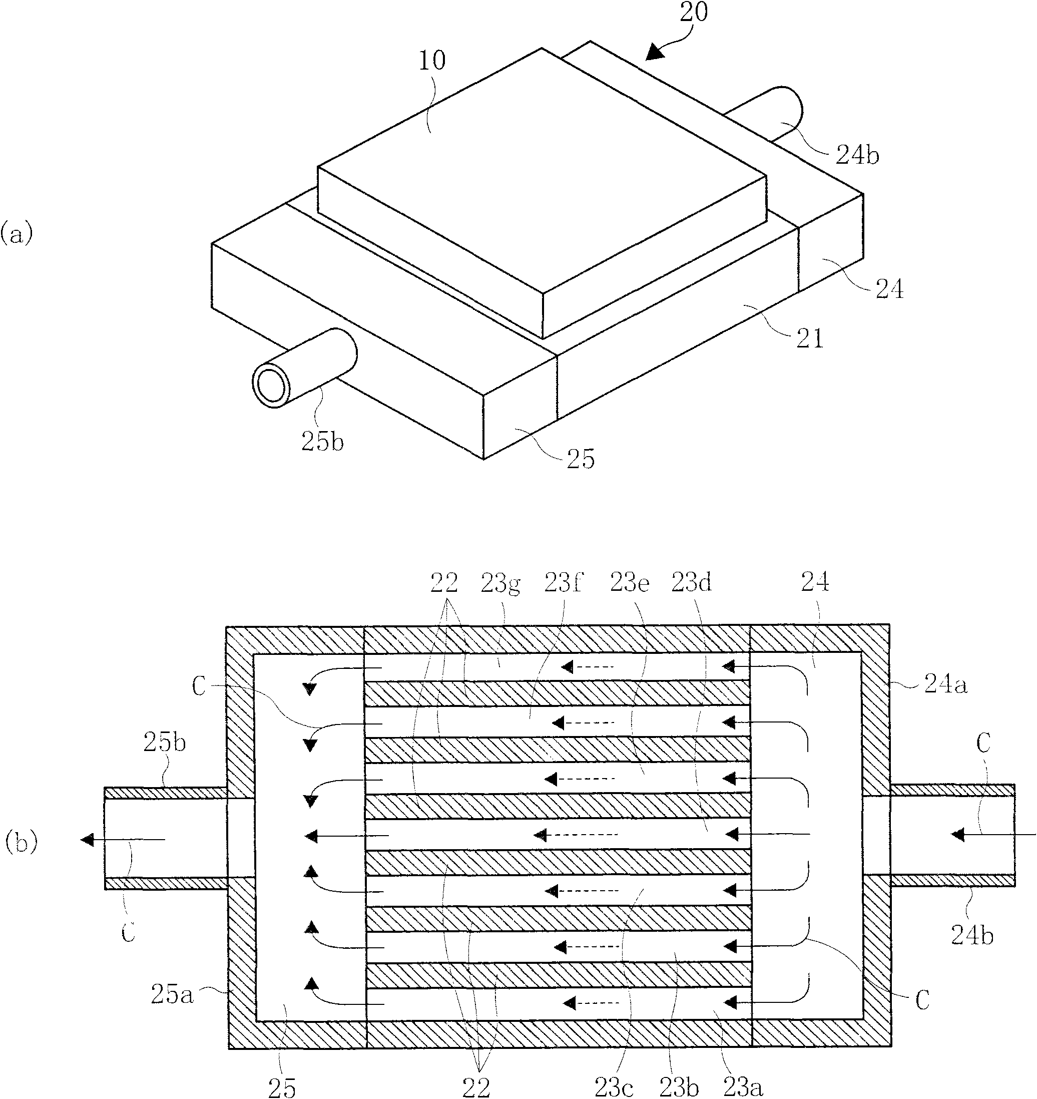 Liquid cooling type radiator